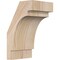 Ekena Millwork 5 1/2"W x 6"D x 10"H Merced Smooth Knee Brace, Douglas Fir BRC06X06X10MRC00SDF - alternate 1